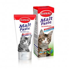 Sanal Malta para gatos Anti hair ball 100 gr