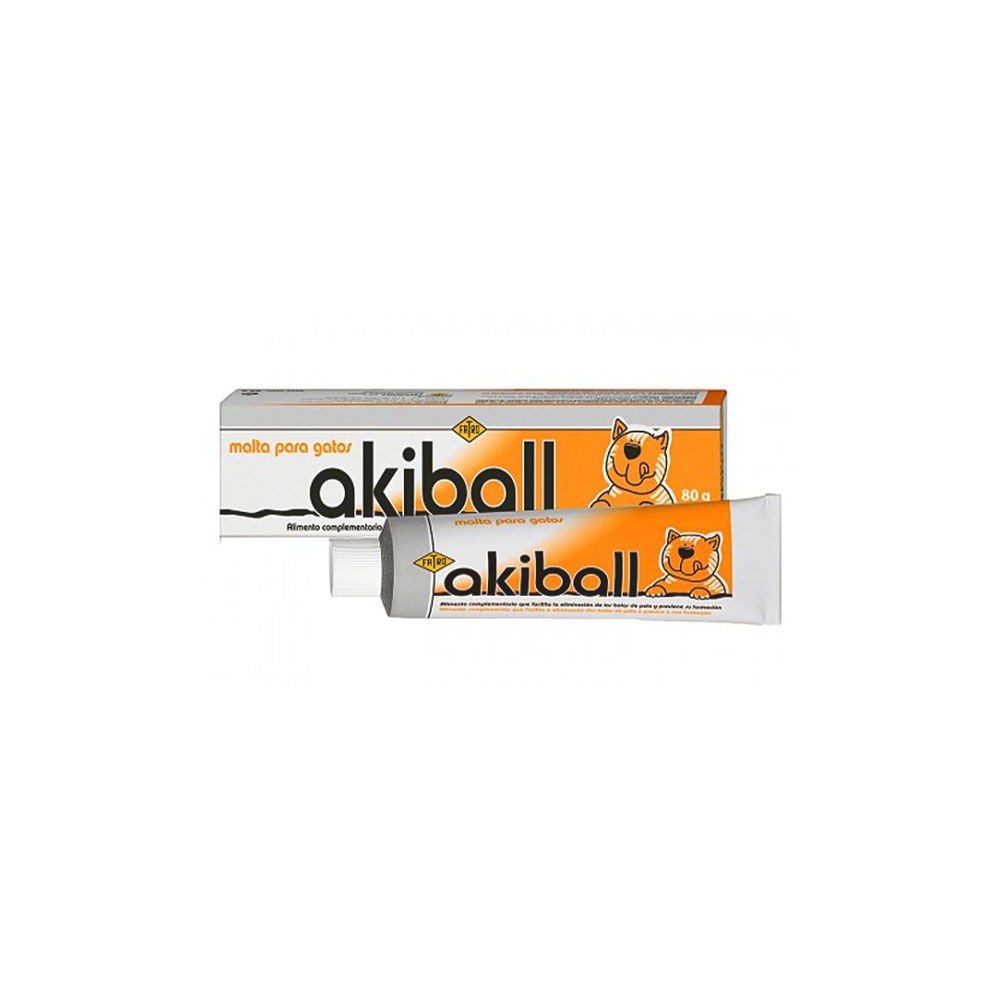 Akiball Malta para gatos Anti hair ball 80 gr