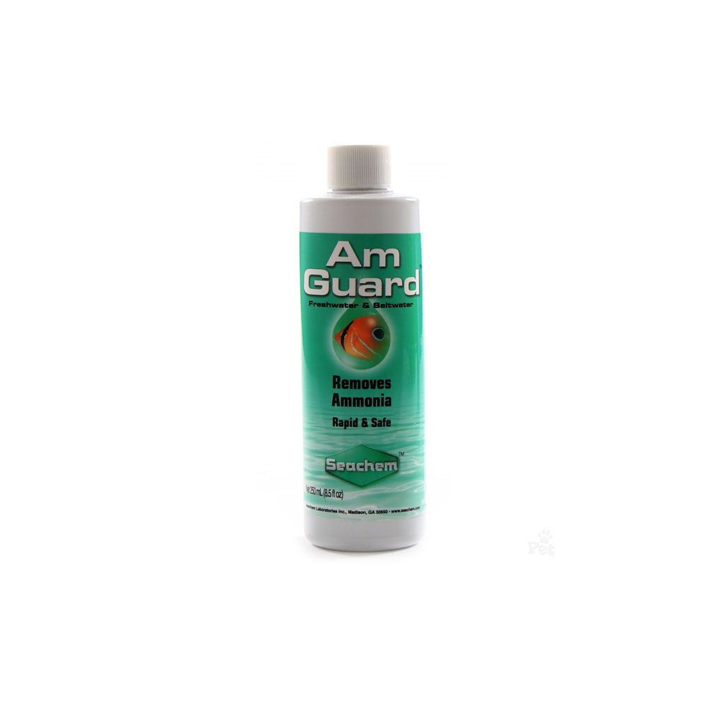 Seachem AmGuard Neutralizador de Amoniaco para Acuarios de Agua Dulce y Salada 100 ml