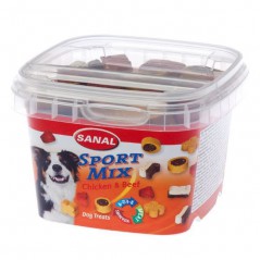 Sanal Sport Mix Snack para Perros de Pollo y Ternera 100 Gr