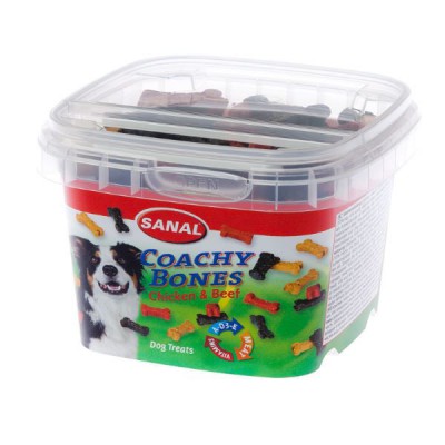 Sanal Coachy Bones Snack para Perros de Pollo y Ternera 100 Gr