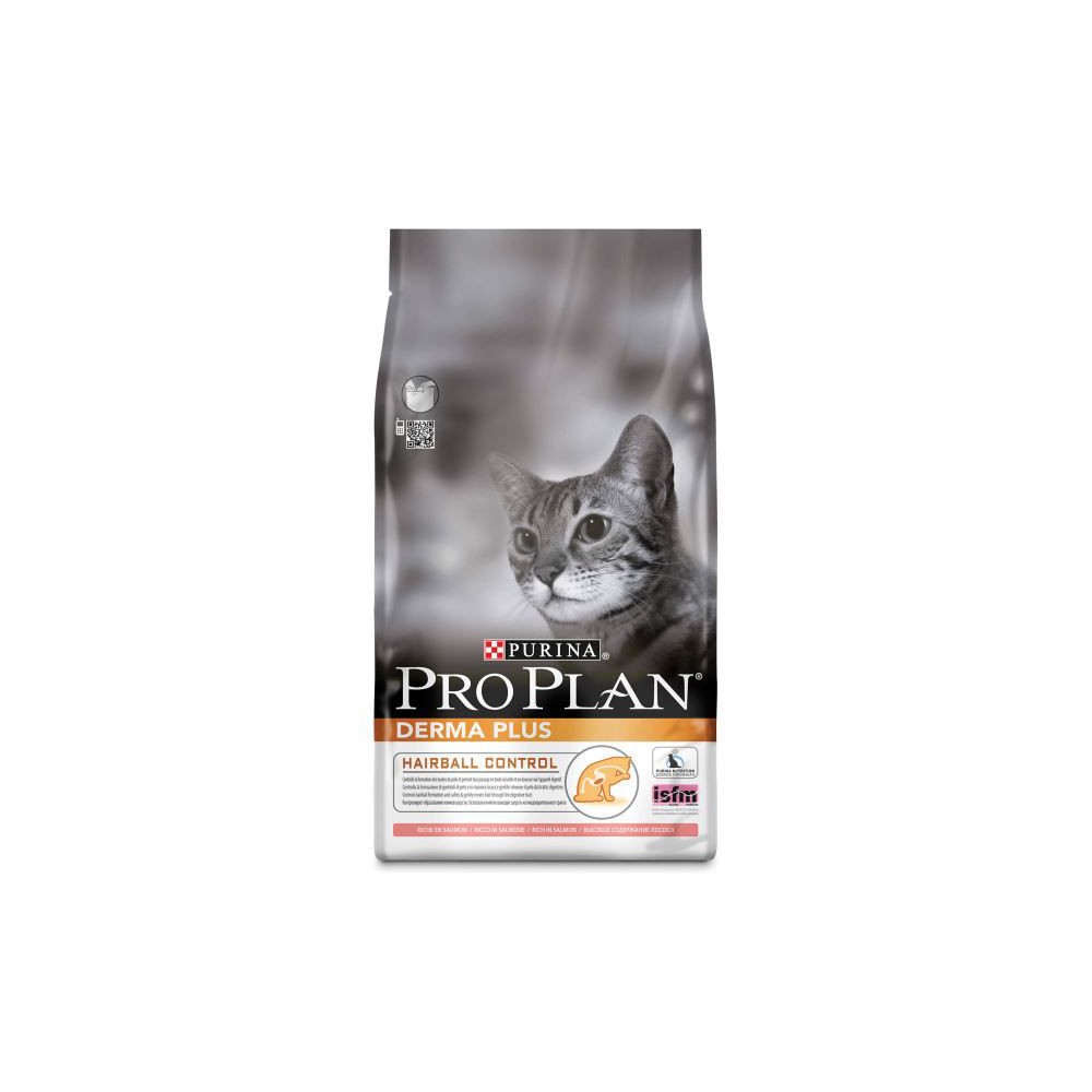 Purina Pro Plan Feline Derma Plus Pienso seco para gatos adultos  con Salmon 1.5 kg