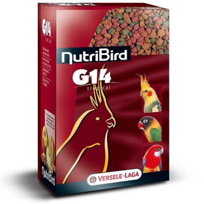 Nutribird G14 para agapornis, cotorras y ninfas (1kg)
